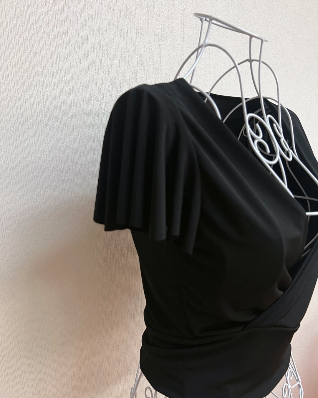 Top dup zara vuelitos negro