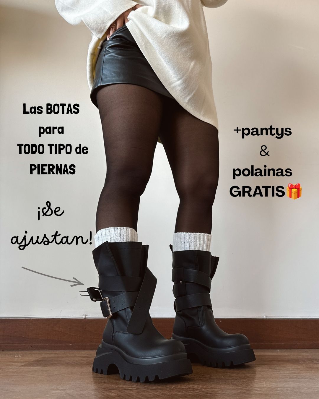 Bota Emma brown ajustable