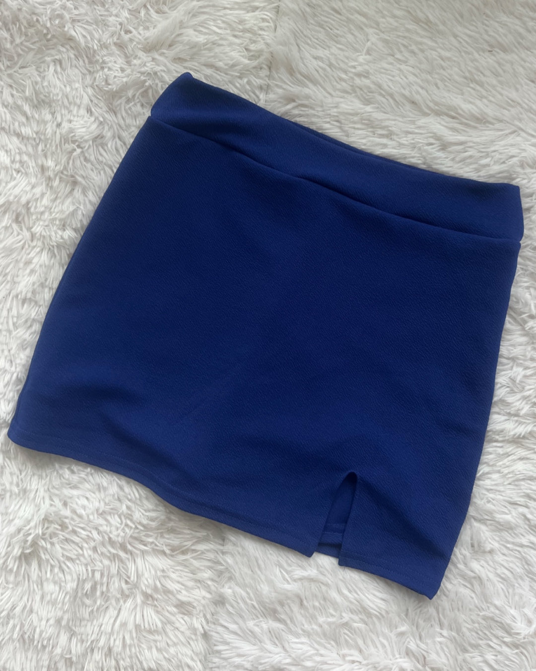 Falda CON short azul