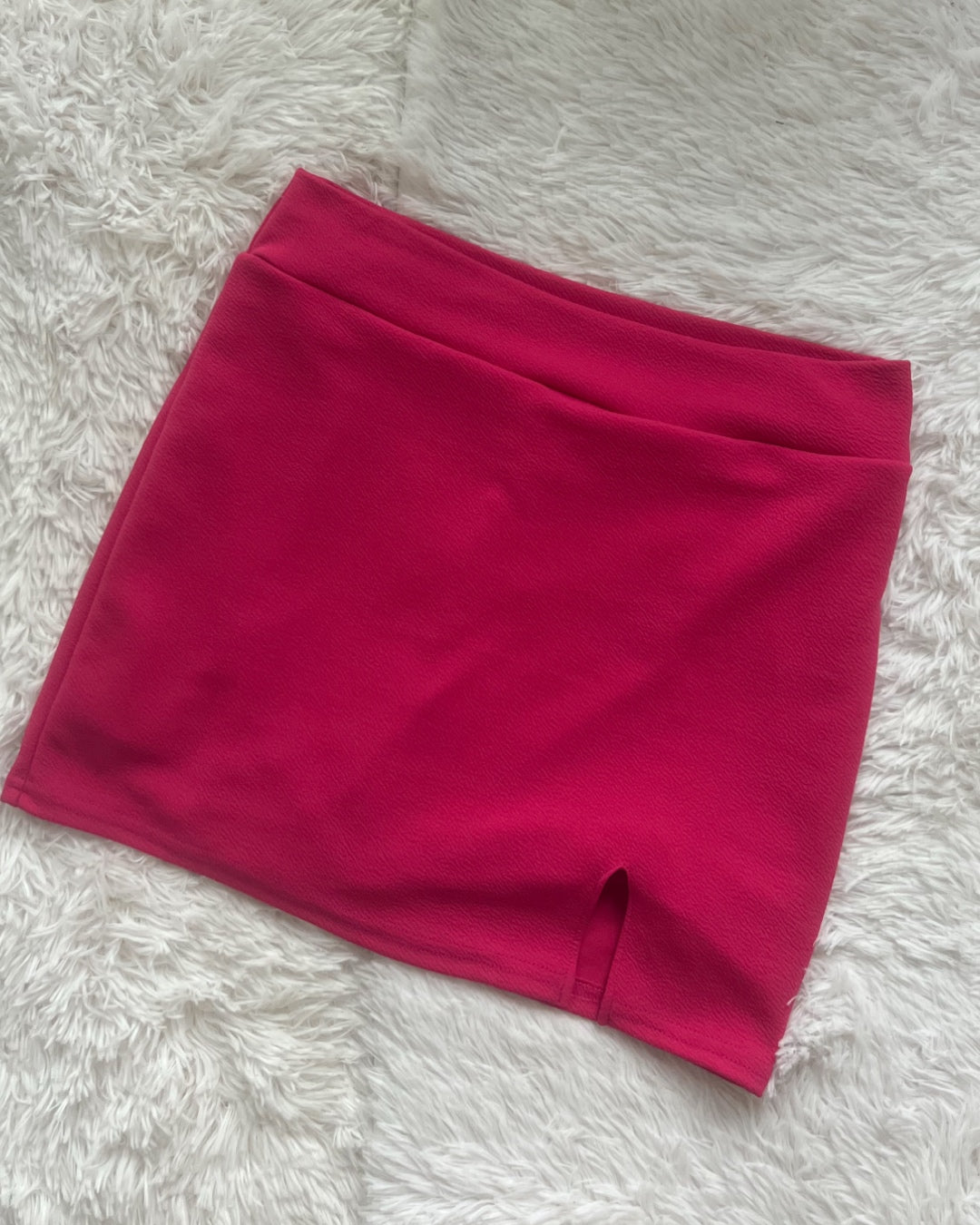 Falda CON short fucsia