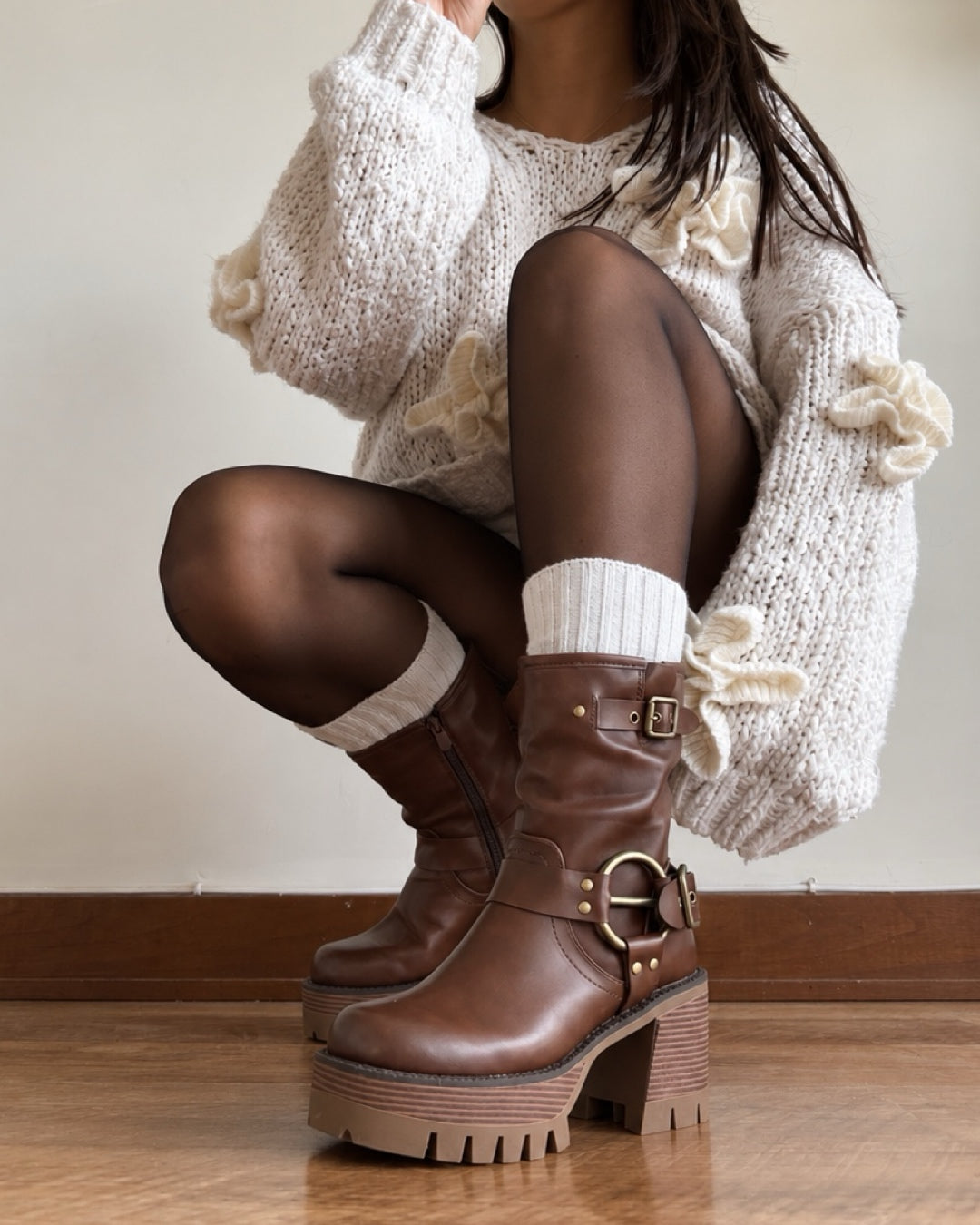 Botin media cañaluci brown