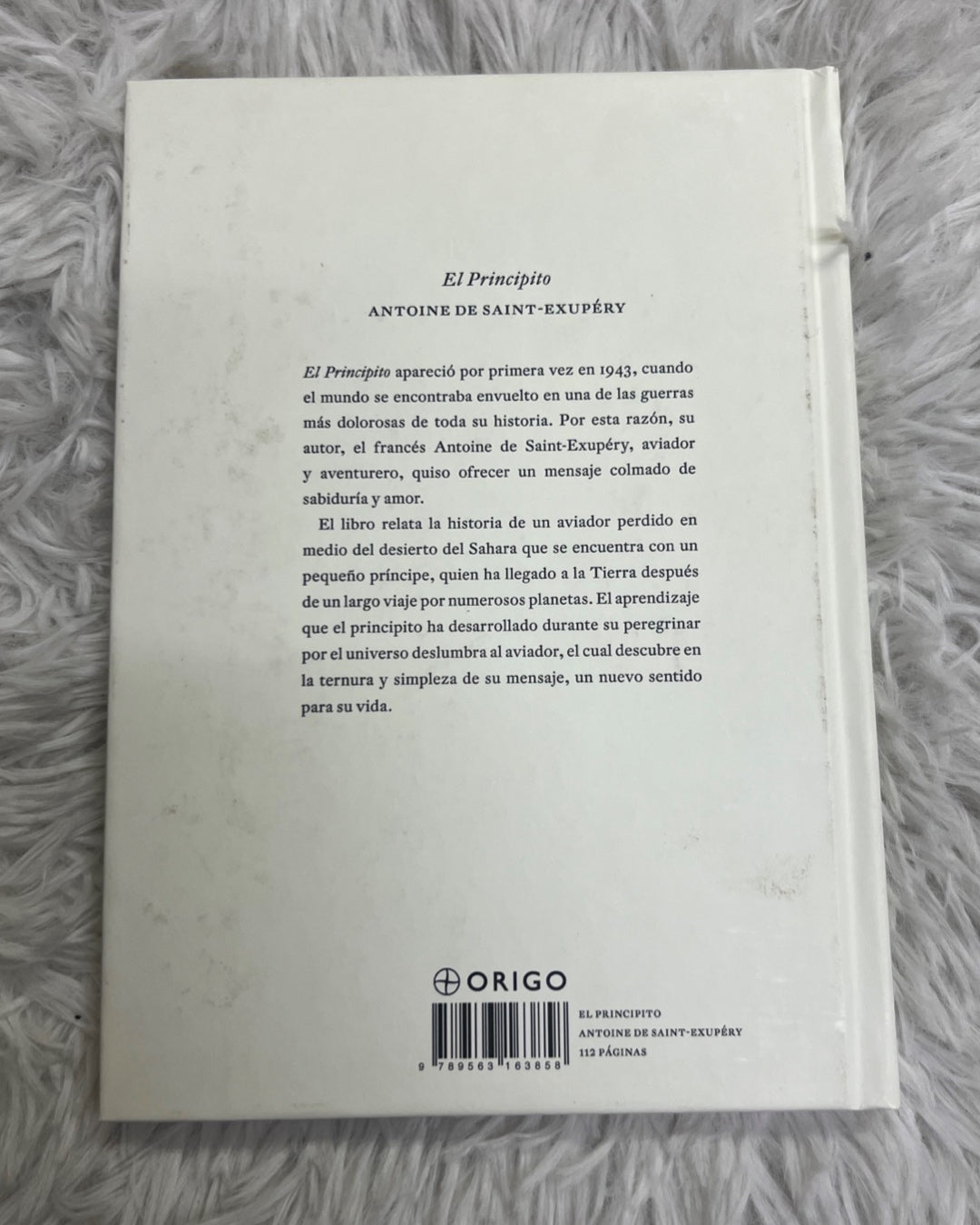 Libro edición tapa dura-El principito
