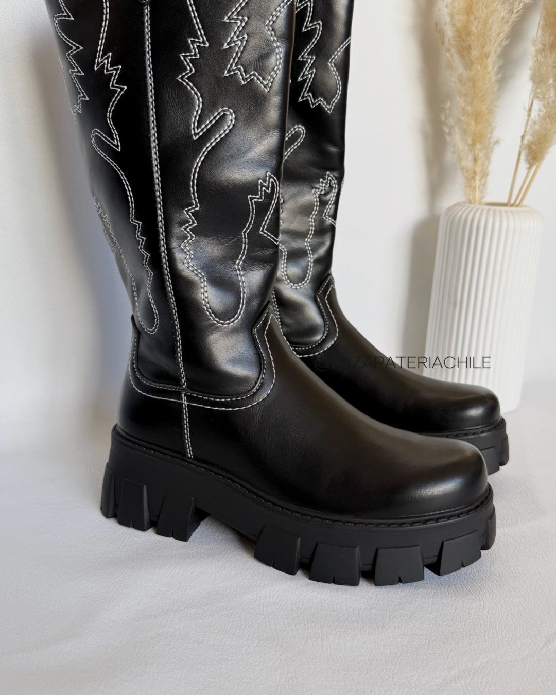 Bota texana plataforma