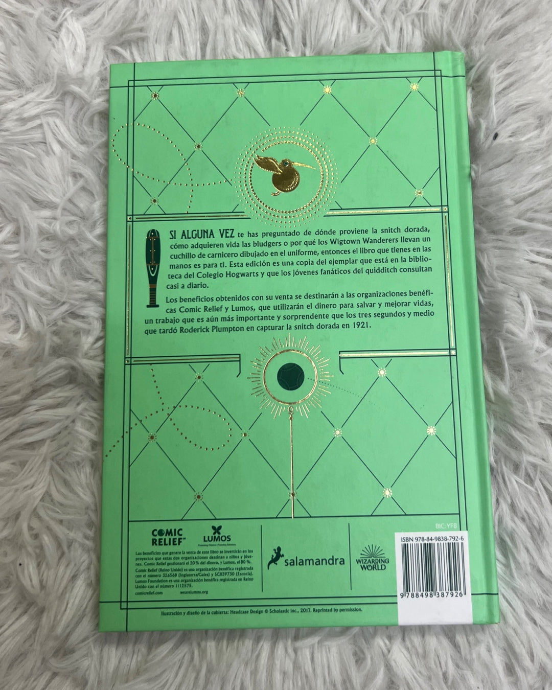 Libro -Quiditch a través de los tiempos