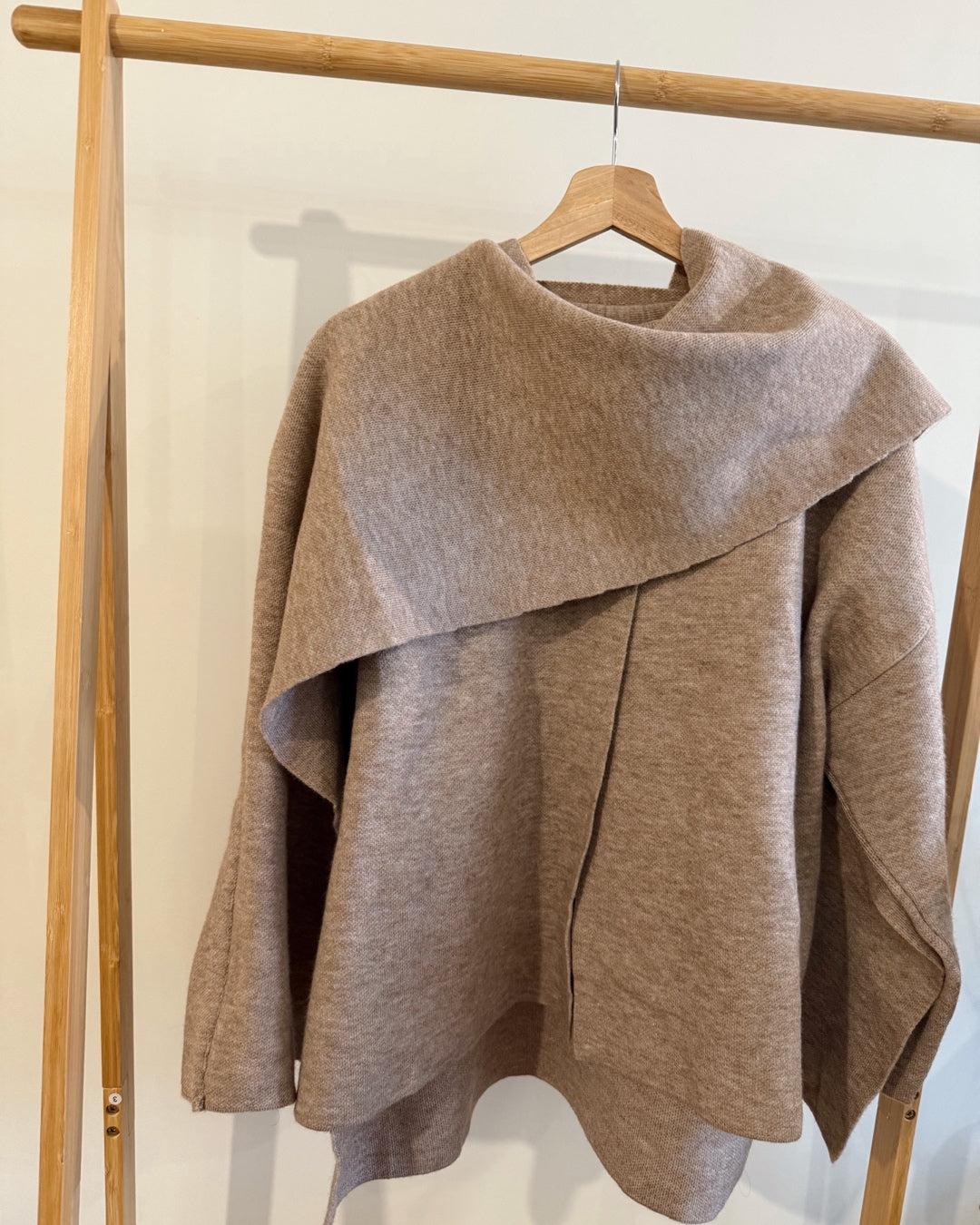 Chaqueta bufanda dupe zara camel