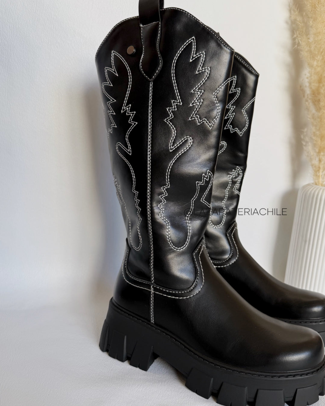 Bota texana plataforma