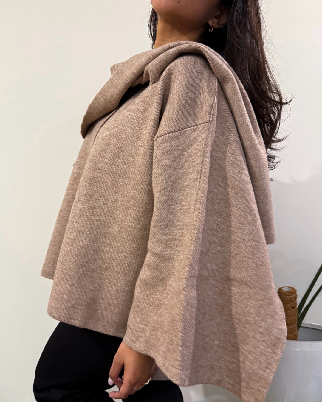 Chaqueta bufanda dupe zara camel