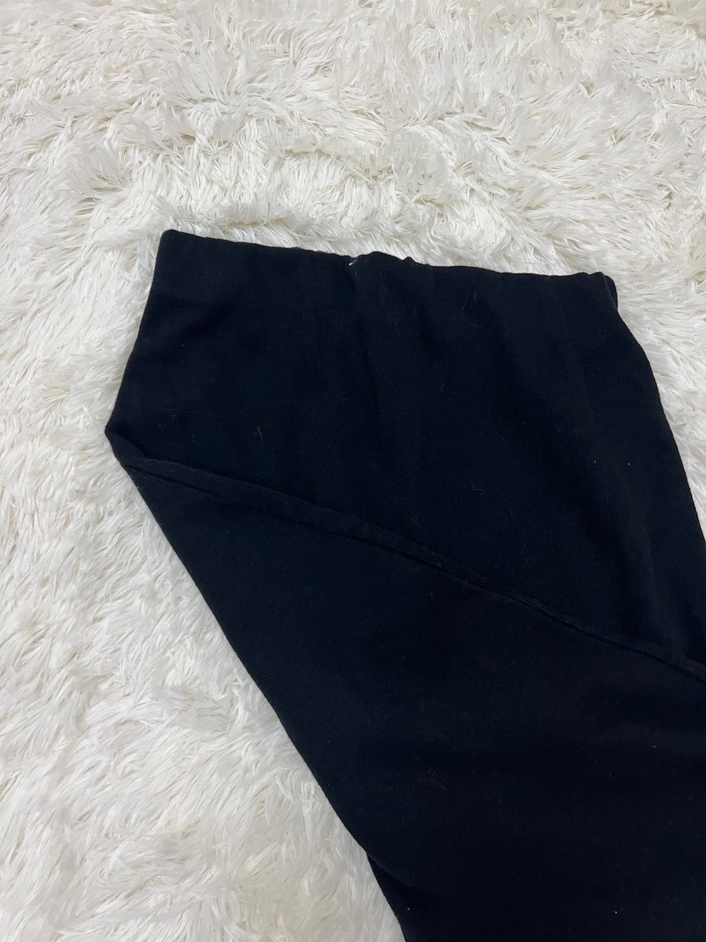 Falda lanilla midi negra