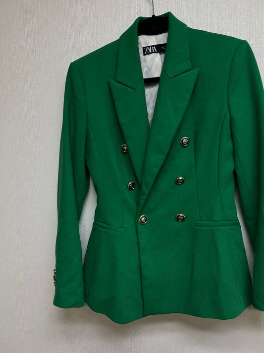 Blazer verde zara