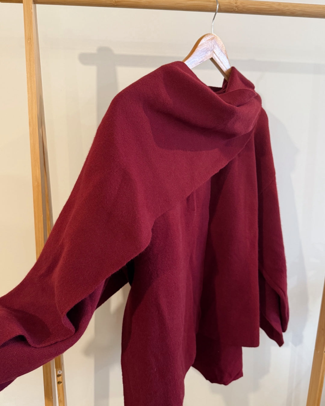 Chaqueta bufanda dupe zara vino