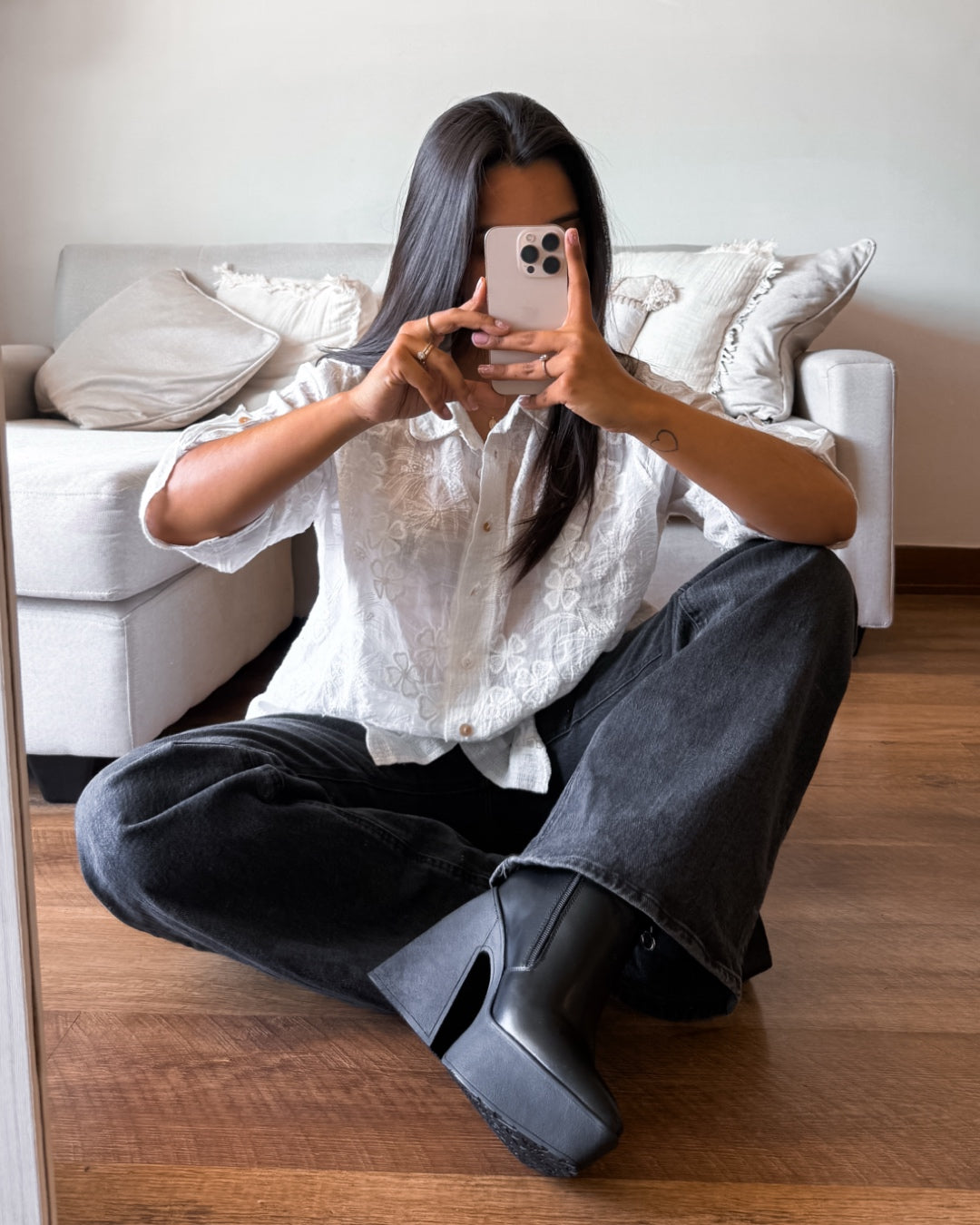 Botin alicia cierre negro