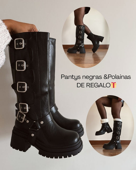 Bota pauli 5 en 1 black