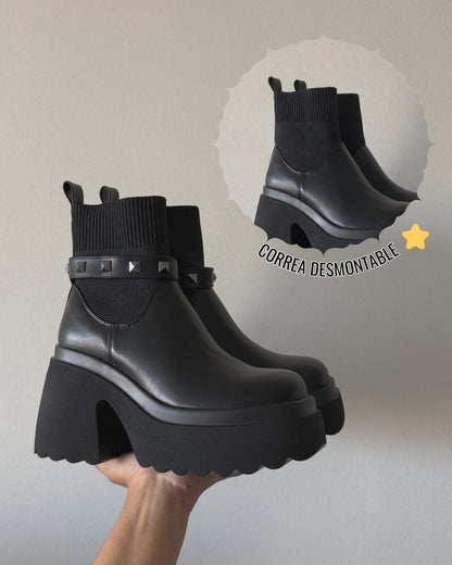 Botin 2 en 1 eco cuero