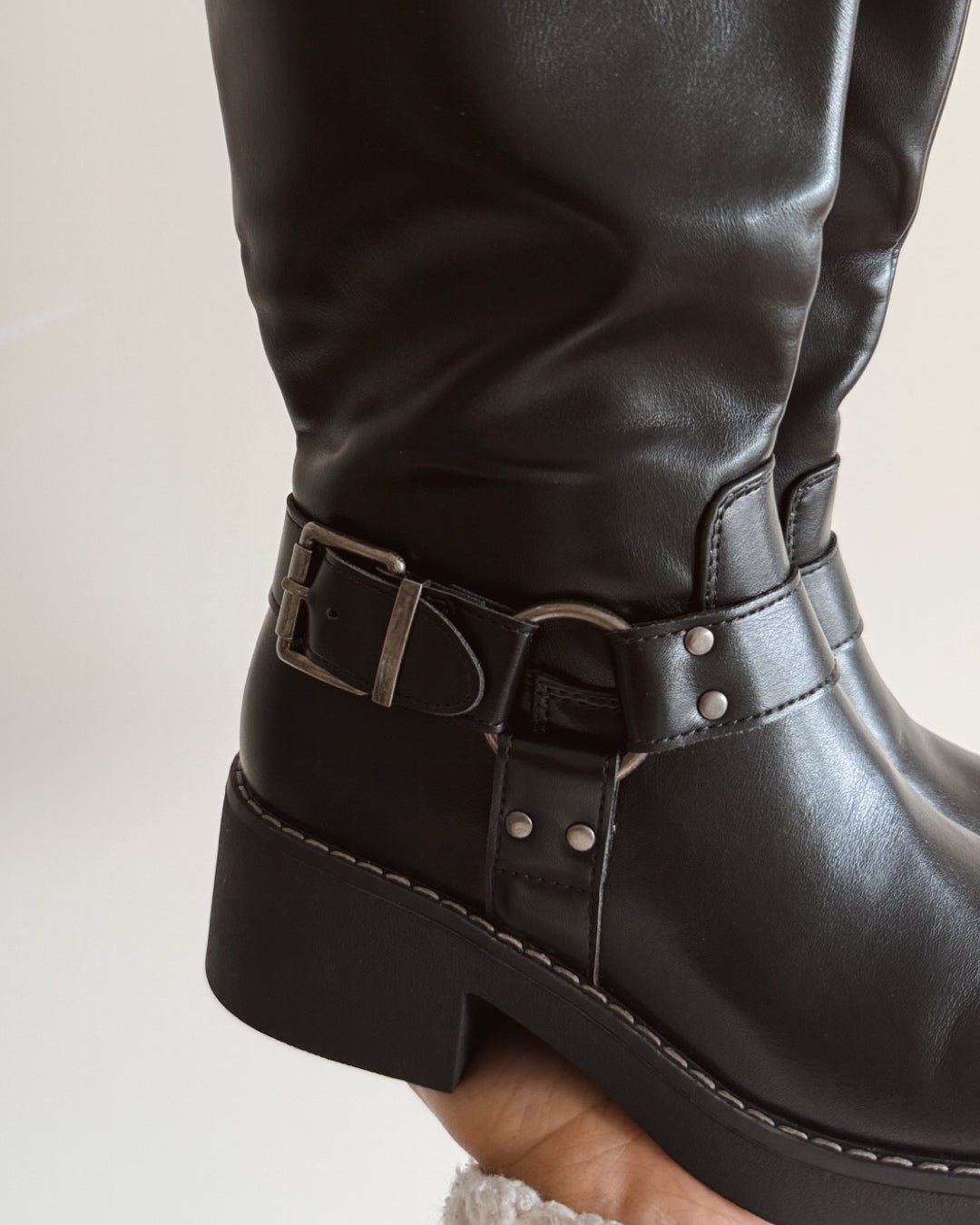 Bota biker black
