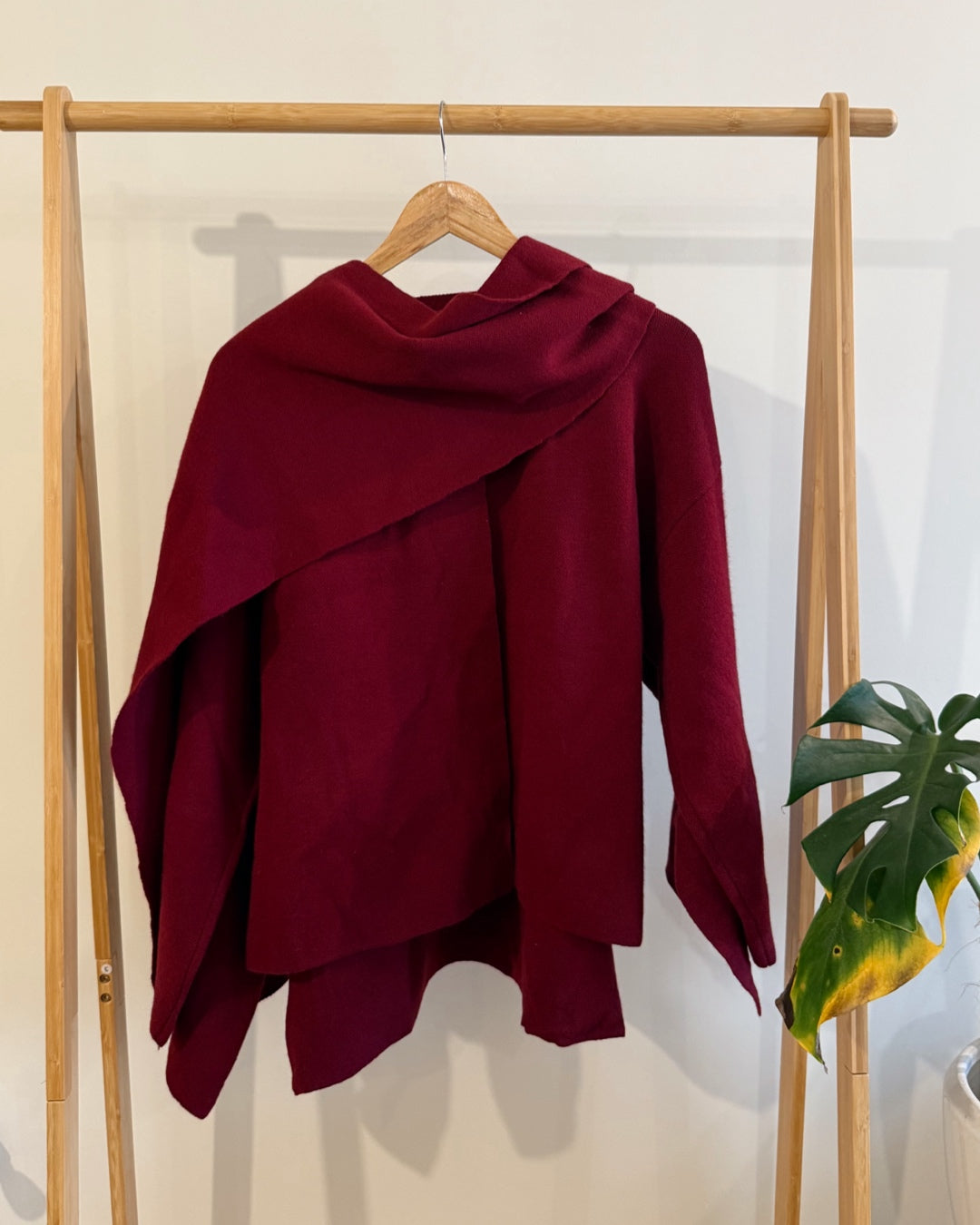 Chaqueta bufanda dupe zara vino