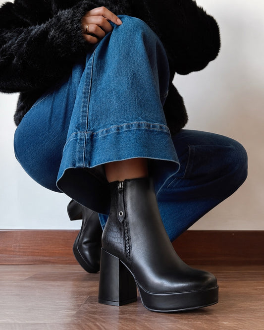 Botin cierre black