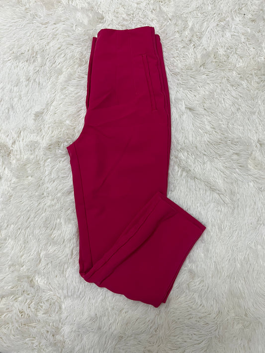 Pantalon sastre fucsia  zara