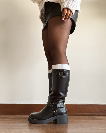 Bota biker black