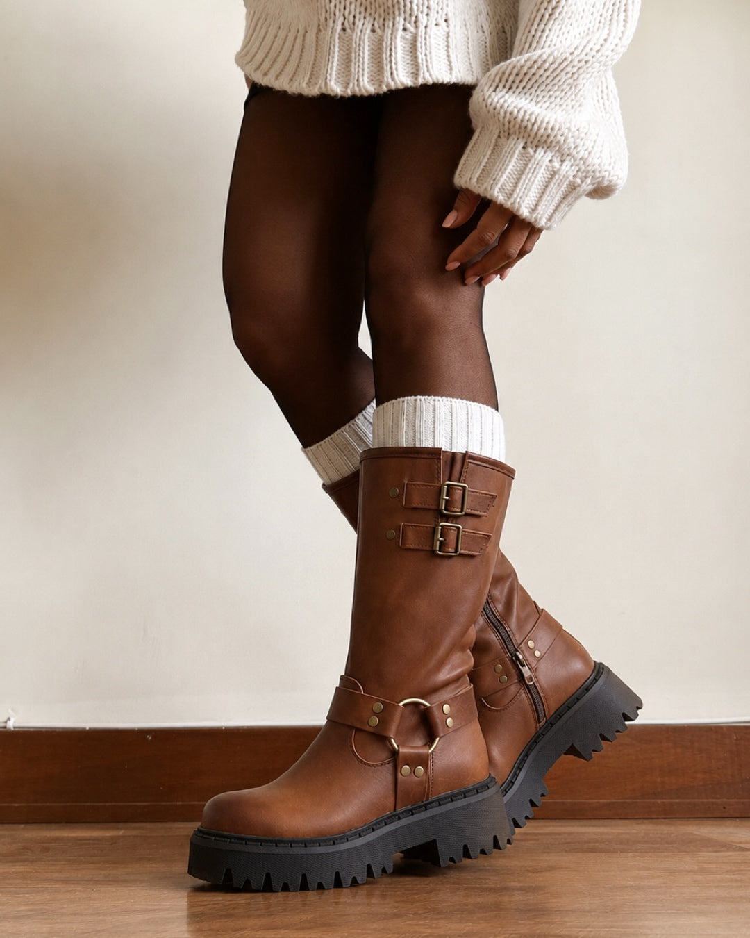 Bota biker II brown