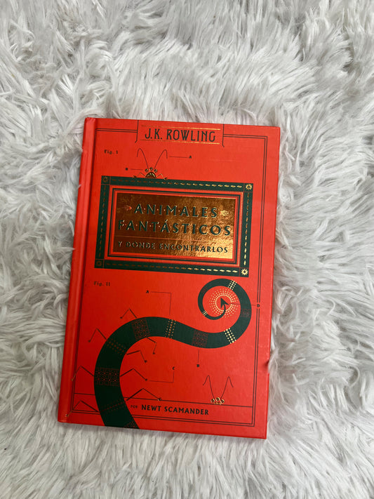 Libro edición tapa dura-Animales fantásticos y donde encontrarlos.