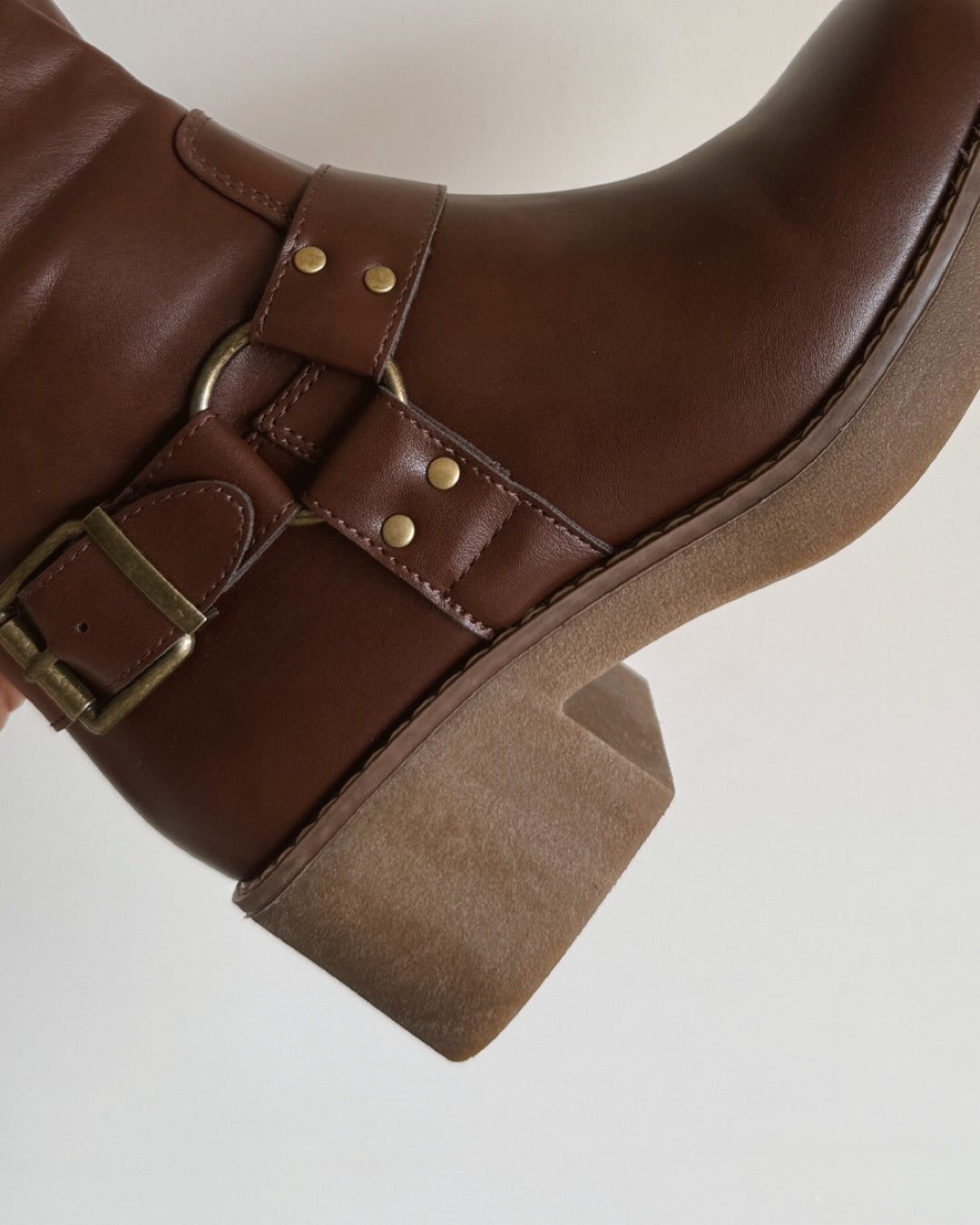 Bota biker brown