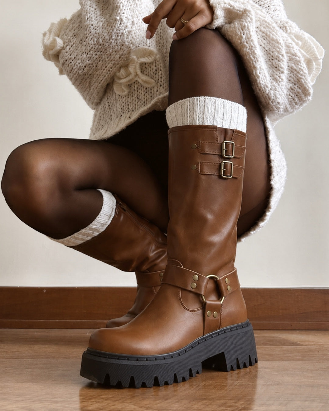 Bota biker II brown