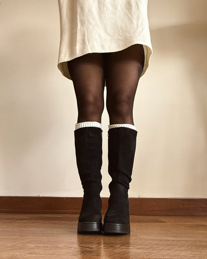 Bota gamuza black