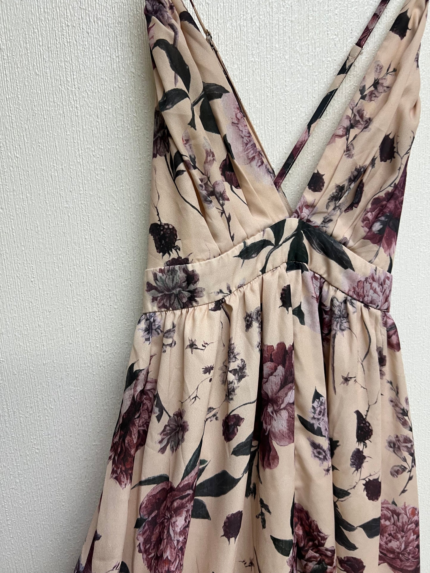 Maxi vestido floreado estampado