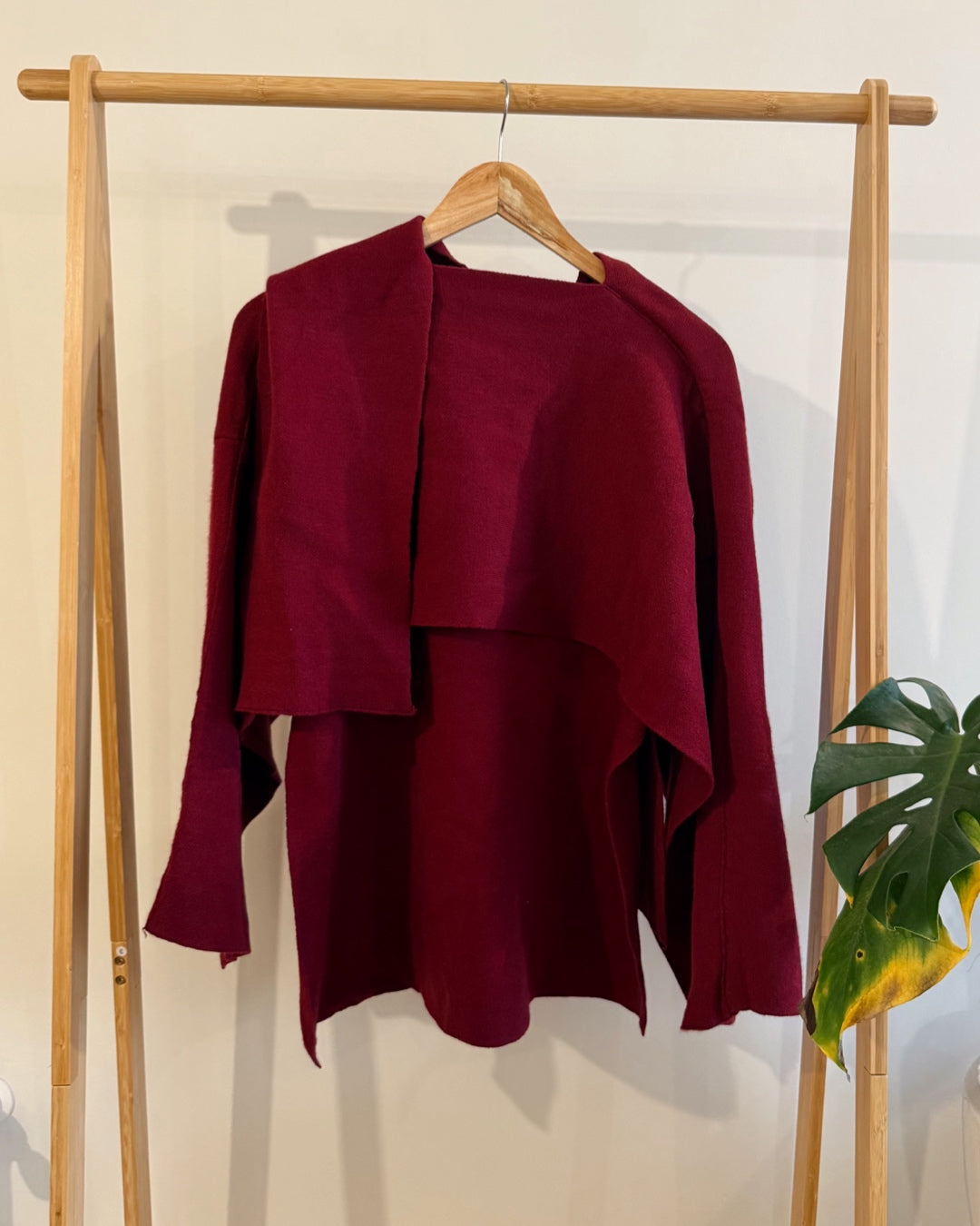 Chaqueta bufanda dupe zara vino