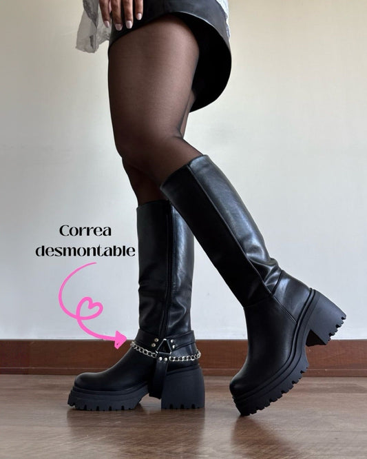 Bota 2 en 1 correa desmontable