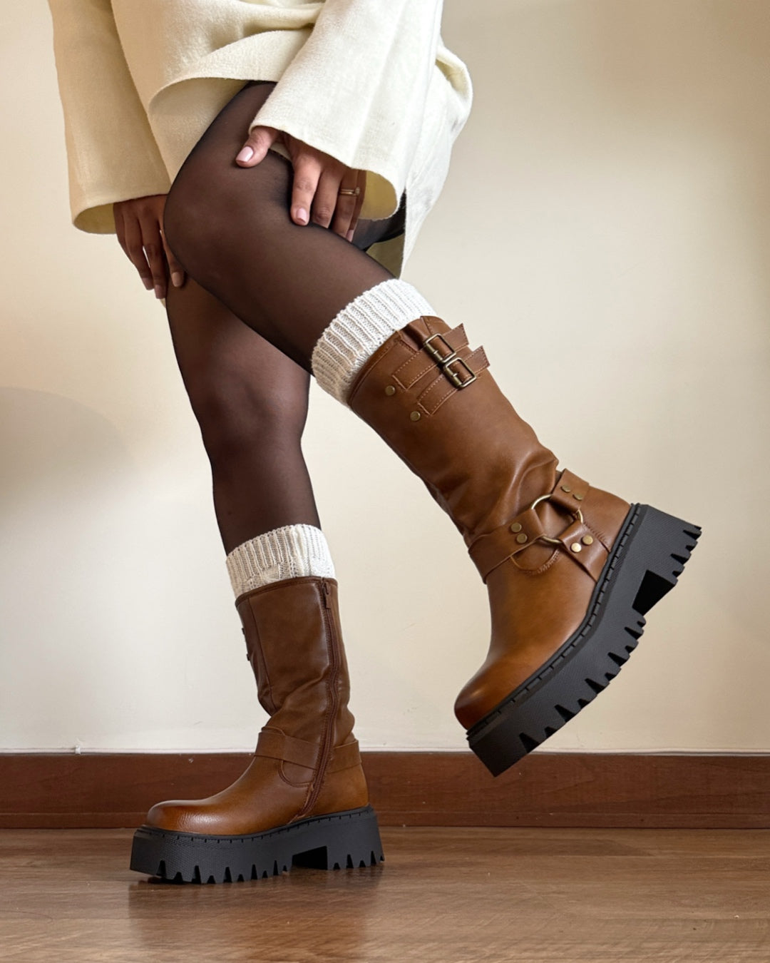 Bota biker II brown