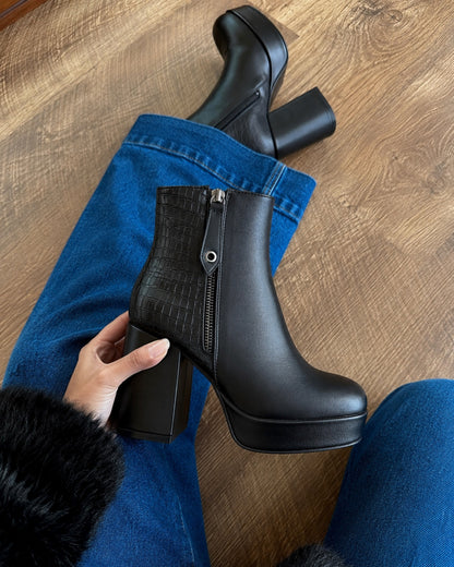 Botin cierre black
