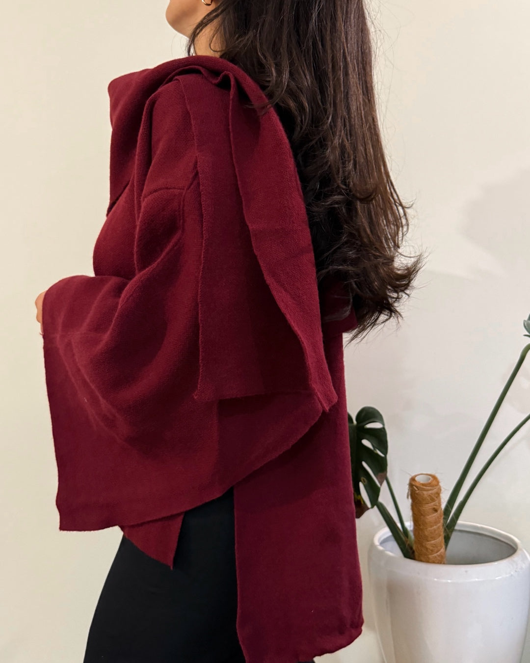 Chaqueta bufanda dupe zara vino