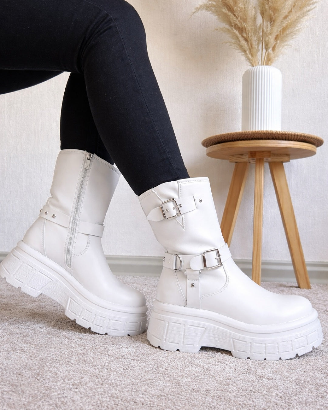 Bota coni blanco