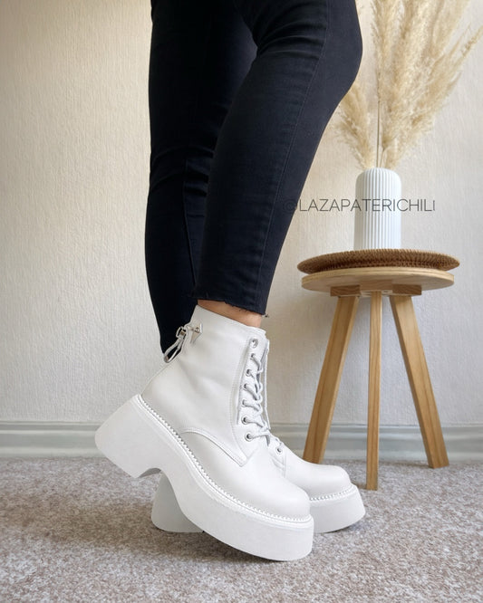 Botin cordones glitter